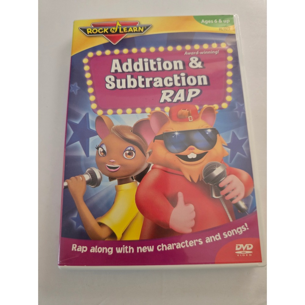 Rock N Learn Addition & Subtraction Rap DVD Educational Math Kids  homeschooling